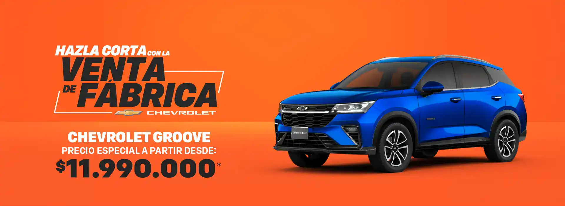 Chevrolet Groove en promoción con precio especial desde $11.990.000.