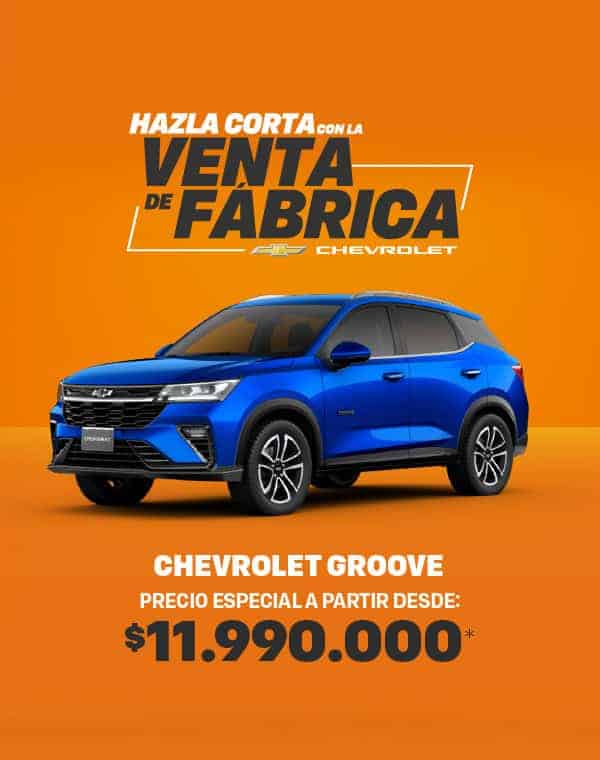 Chevrolet Groove en promoción con precio especial desde $11.990.000.