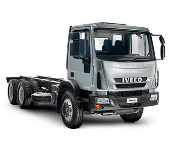 Camión Iveco de Salfa Sur Automotriz en exhibición.