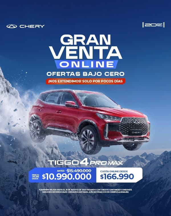 Auto SUV Chery Tiggo 4 Pro en oferta de venta online.