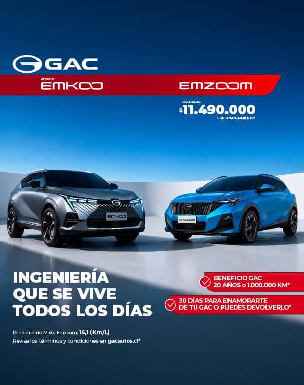 Autos GAC nuevos en Salfa Sur con financiamiento y beneficios.