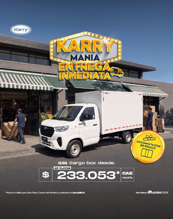 Entrega inmediata de camión de carga en Karry Mania.