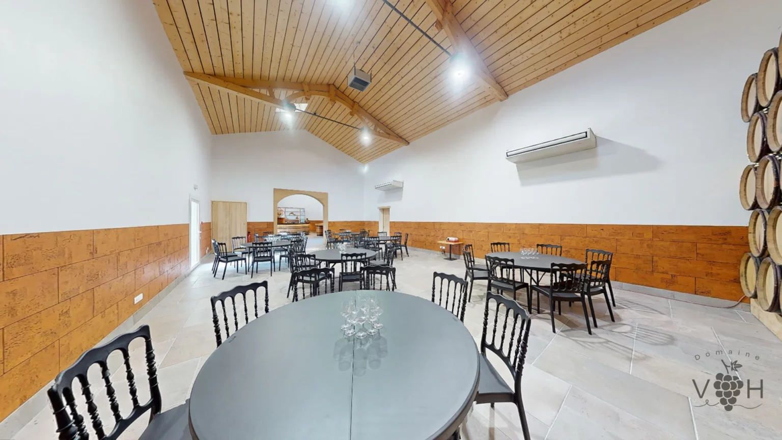 Salle de Réception Vue Panoramique • Domaine Villa Harriet ©