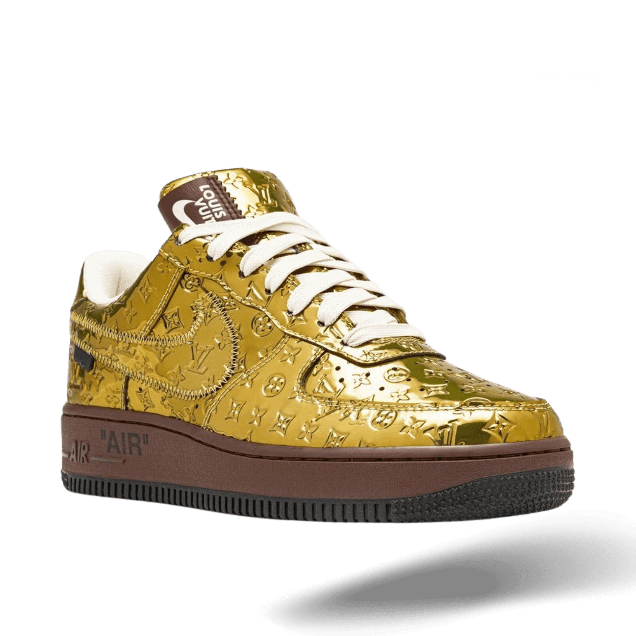 Nike x Louis Vuitton Air Force 1 Low "Virgil Abloh - Metallic Gold" sneakers
