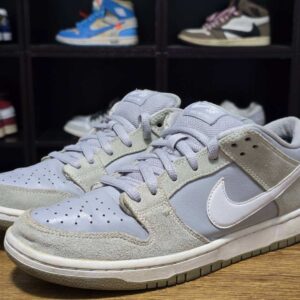 Nike SB Dunk Low Summit White Wolf Grey B4 - Gambar 4