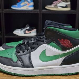 Jordan 1 Mid Green Toe B7