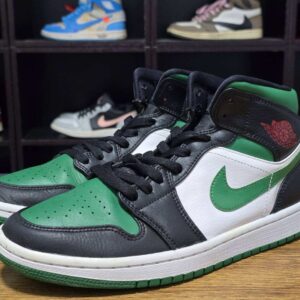 Jordan 1 Mid Green Toe B7：圖片 4