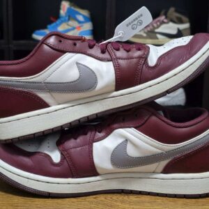 Jordan 1 Low White Bordeaux B10 - 画像 (3)