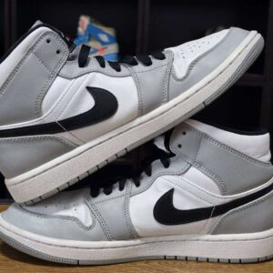 Jordan 1 Mid Light Smoke Grey B11 - Image 3