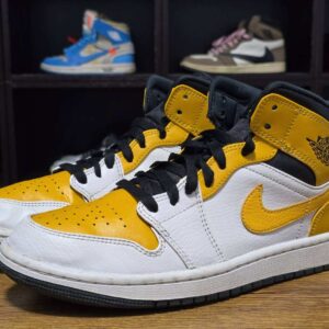 Jordan 1 Mid University Gold B13 - Gambar 4