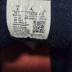 ⁦Jordan 1 Low Obsidian Ember Glow B20⁩ - الصورة ⁦5⁩