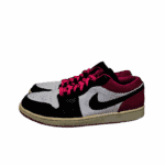 Stylish Jordan 1 Low Black Fuchsia B8
