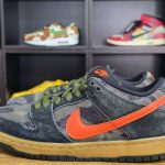 Nike SB Dunk Low Black Rough Green F5