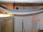 Wiring above shower