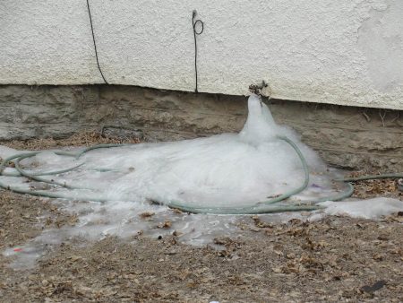 Fall maintenance - frozen faucet