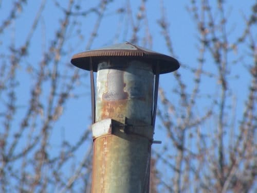 fallen vent cap