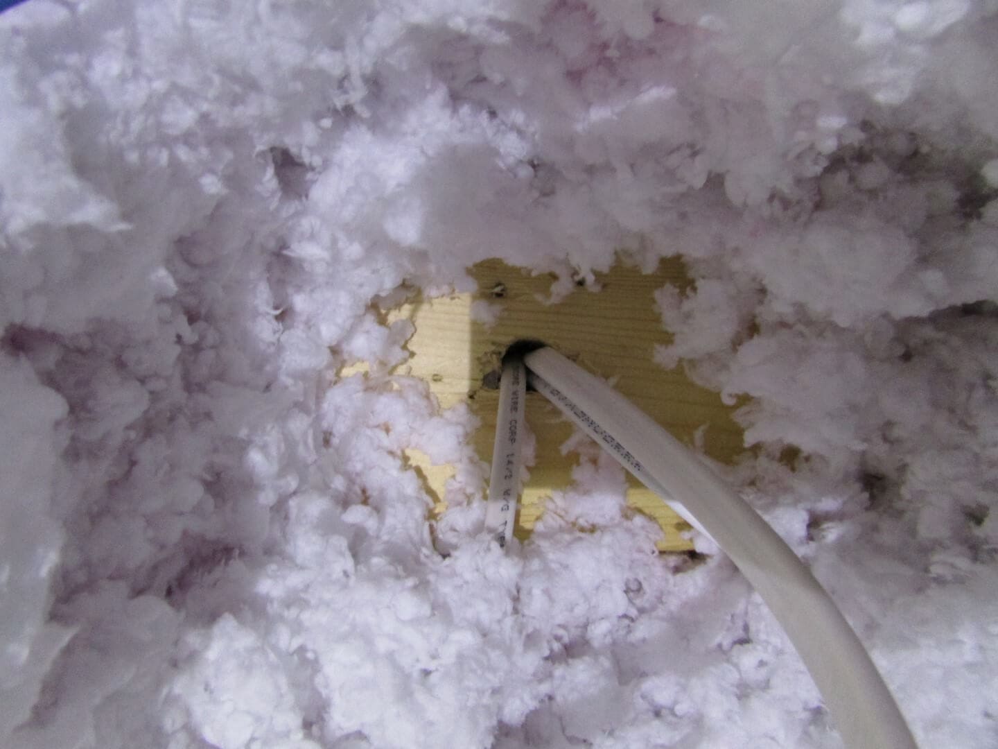 Attic bypass around wires