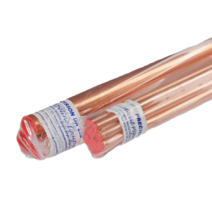 CPX Degreased Medical Copper Tube wrapped in a clear, branded polythene bag.