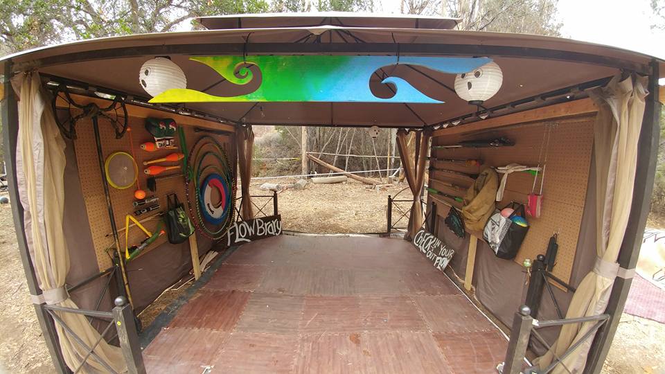 Outdoor activity studio inspired by Global Ecovillage Network at The Emerald Village Organization.