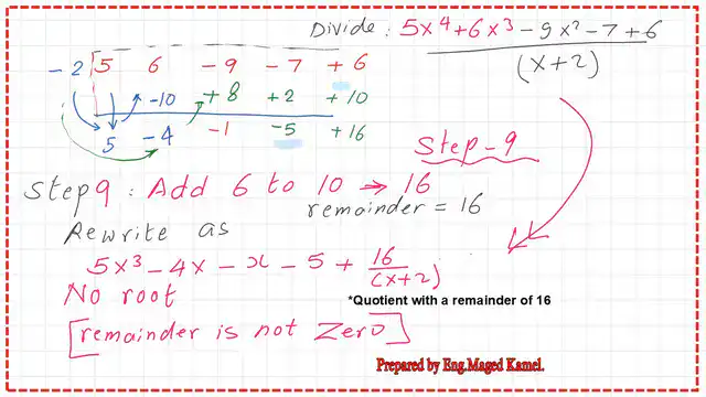 The Second solved example steps for solution.