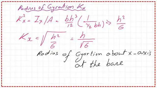 page-5-Post-10-inertia The radius of gyration for right-angle triangle Ix-case-2.