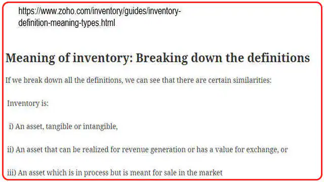 Meaning-of-inventory Meaning of inventory.