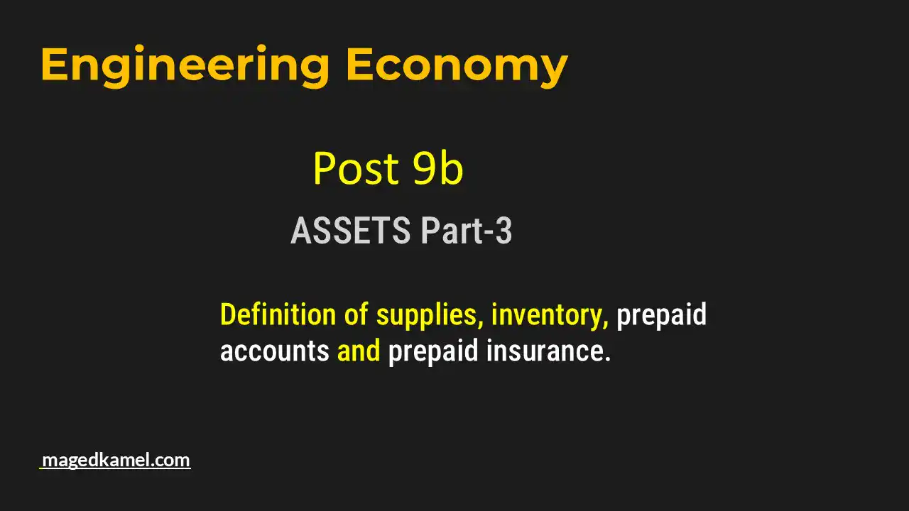 An easy approach to Assets for economy-part 3.