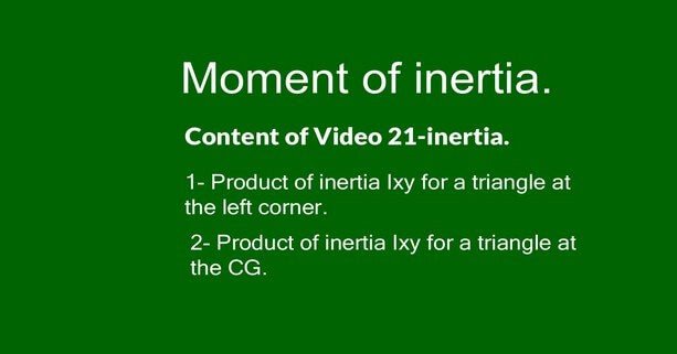 Brief data for video 21-inertia.