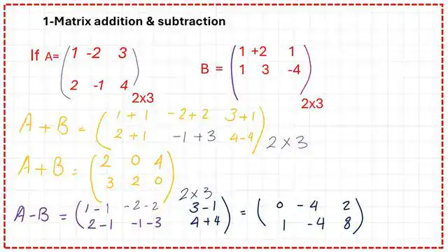 page-3-matrix-3 Adding and subtracting matrices
