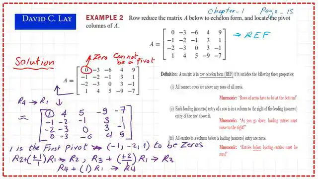 Example 2 for RRE