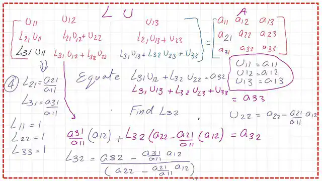 How to derive the value of L32?