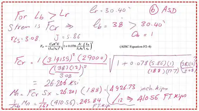 The detailed estimation of Fcr and Mnx/ Ωb