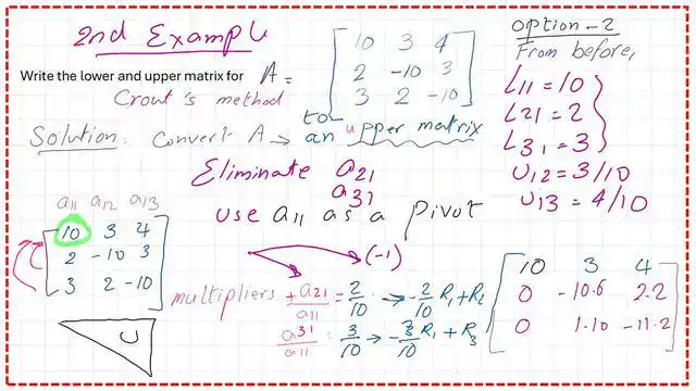 Post 12-04- Convert A- to- upper matrix Convert A to an upper matrix
