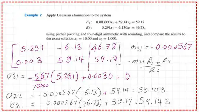 Post 13-07- value of a21-a22-b21 Find the new values for a21,a22 and b21