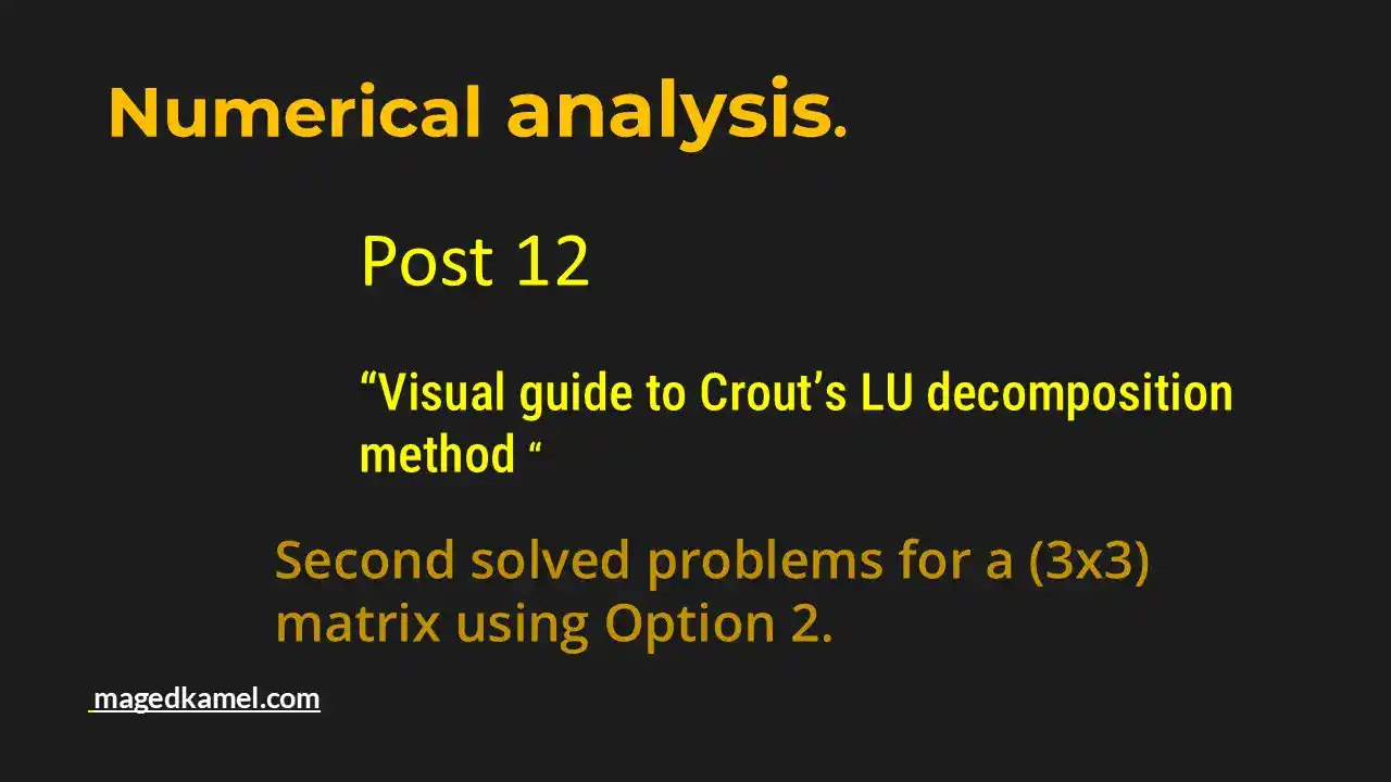 Brief details for the content of Post 12
