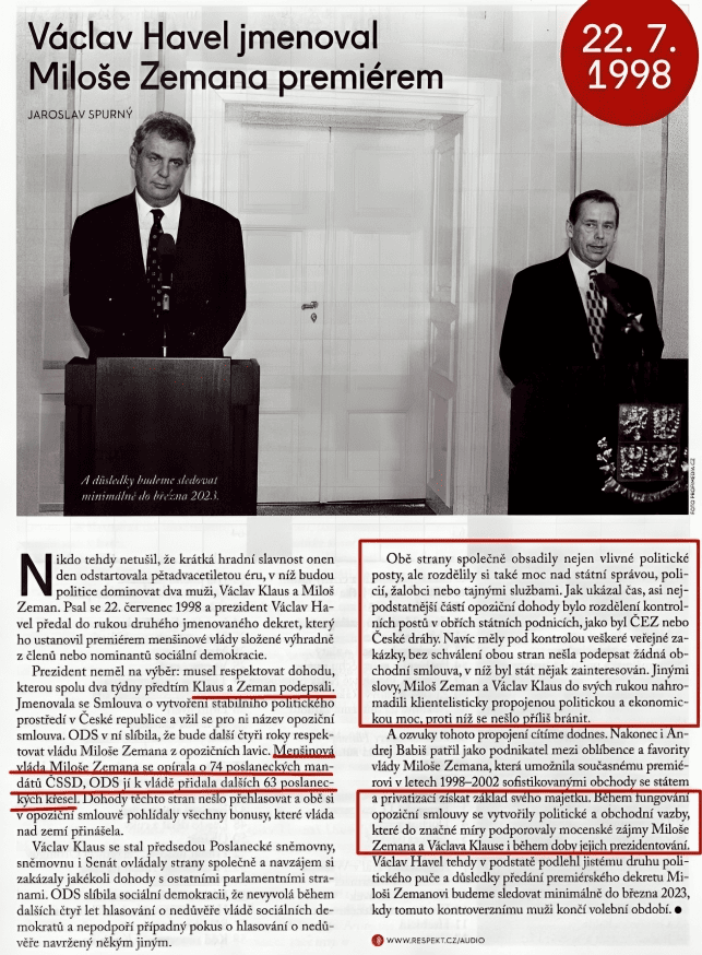 Opozici smlouva ods . cssd