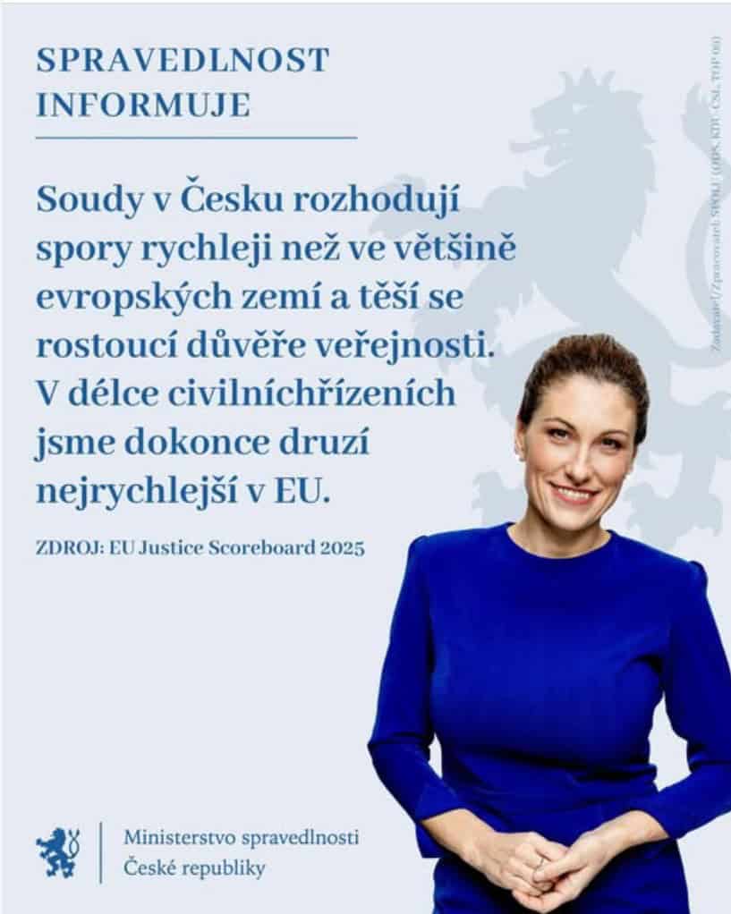 Soudy v ČR rozhodují - rychleji?
