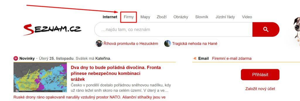 Seznam - Nadace Pravda o vodě