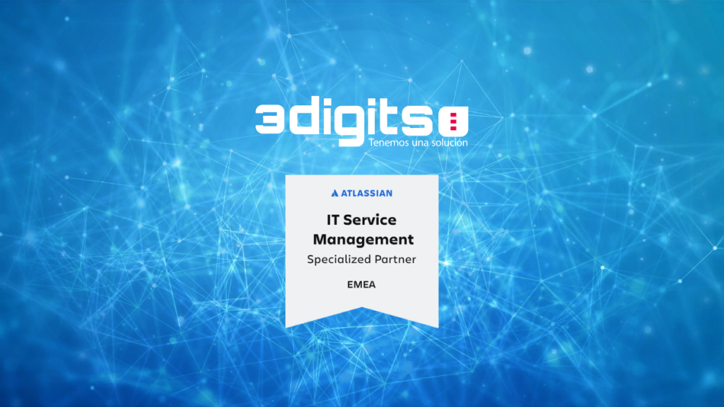 3digits consigue la especialización en ITSM de Atlassian