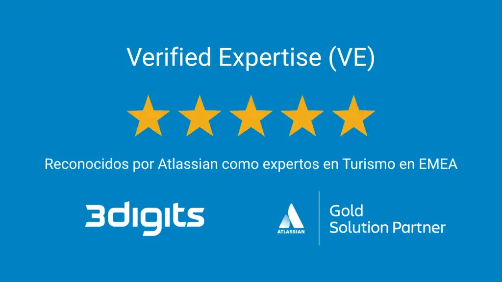 3digits obtiene la distinción Verified Expertise de Atlassian en Turismo