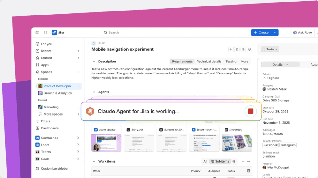 Claude Agent en Jira convierte los tickets en código listo para producción