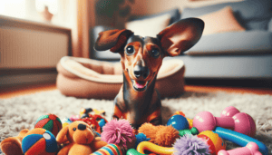 What calms dachshunds