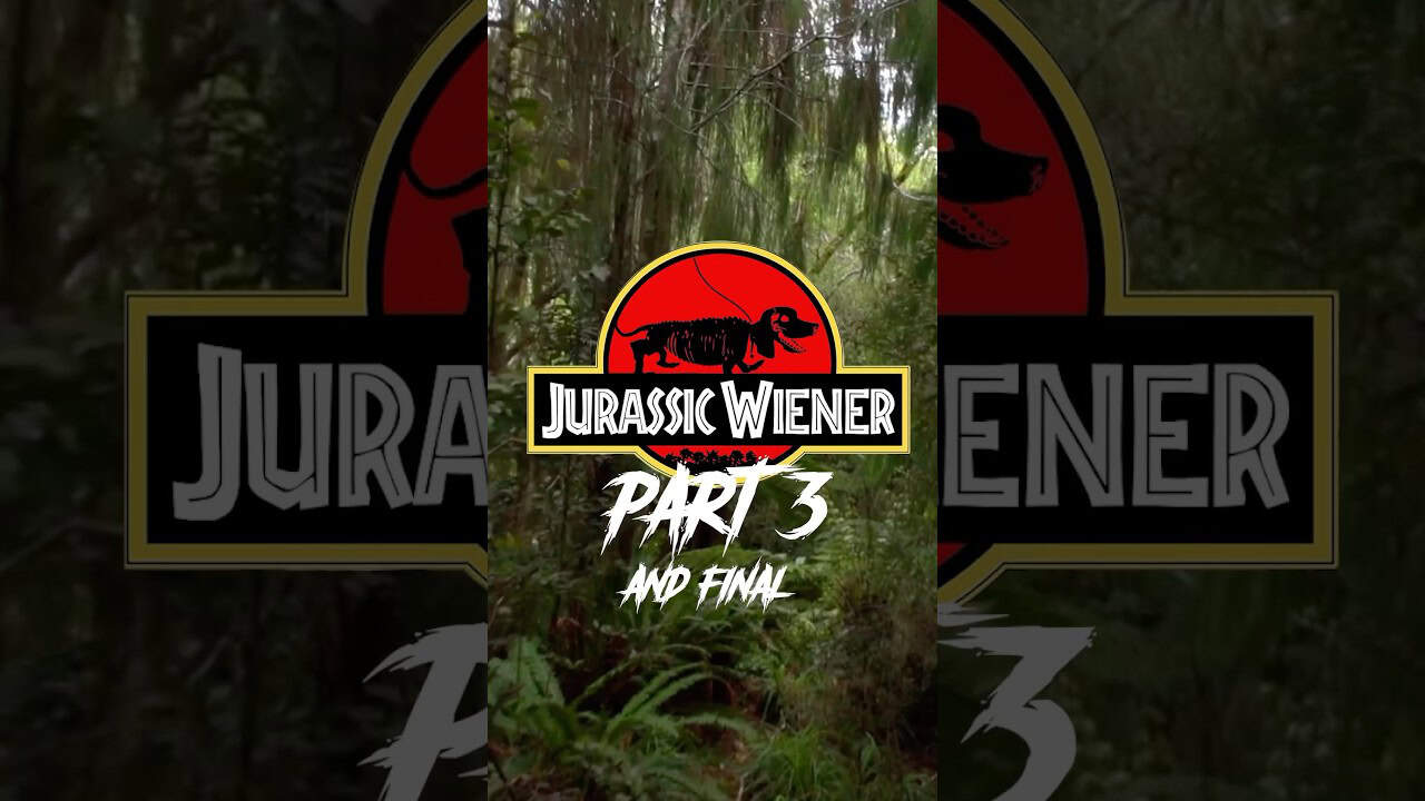 When your dinosaur🦖 is as hungry as a wiener dog 🐶 .. #dachshunds #jurassicpark #jurassicworld