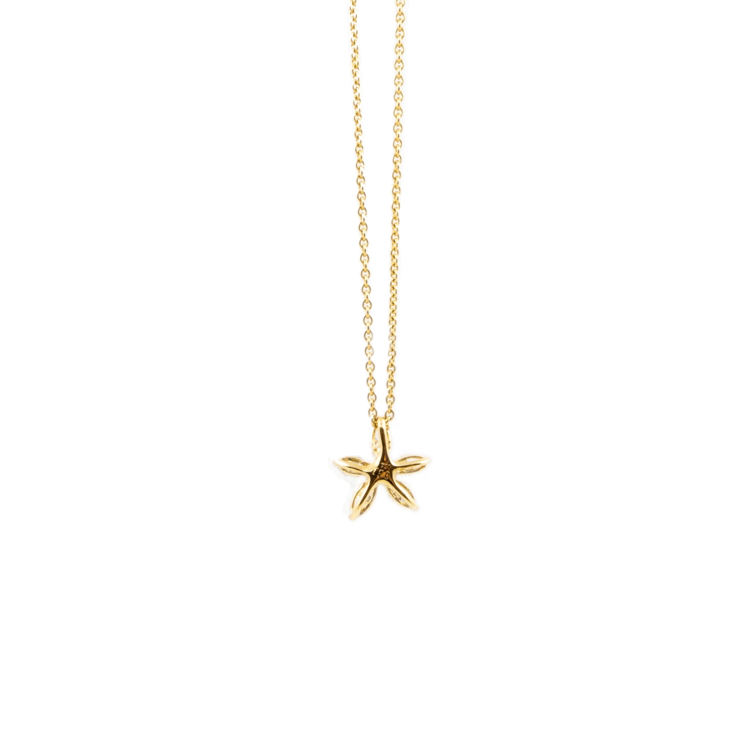 Schmuck: Erwin Reich Blüten Diamant Kette Gelbgold 42 cm aus 750 Gelbgold von Erwin Reich