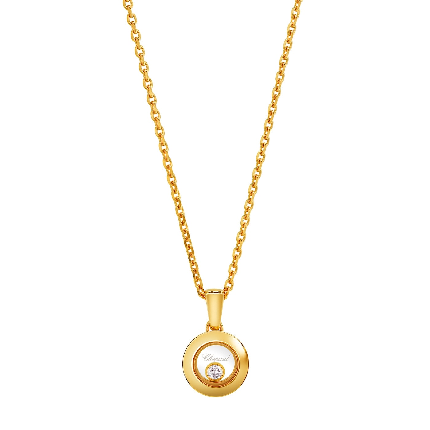Schmuck: Chopard Happy Diamonds Kette Gelbgold 42 cm aus 750 Gelbgold von CHOPARD