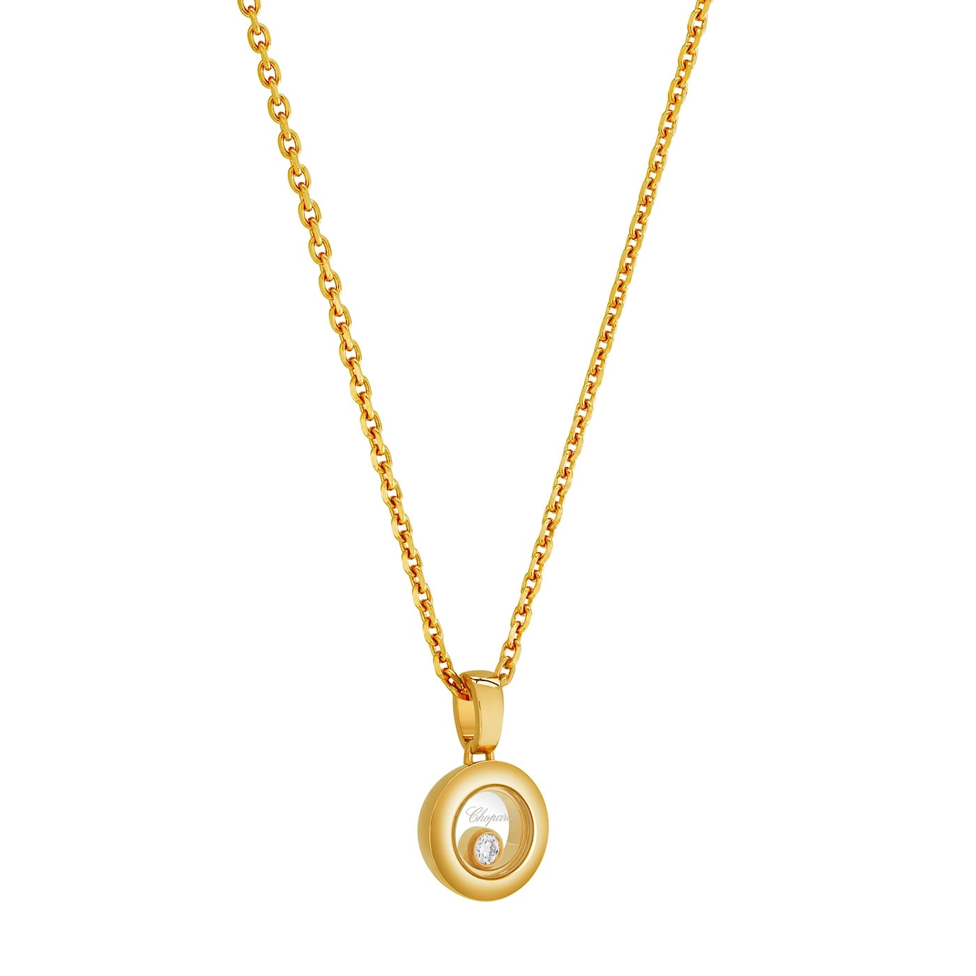 Schmuck: Chopard Happy Diamonds Kette Gelbgold 42 cm aus 750 Gelbgold von CHOPARD