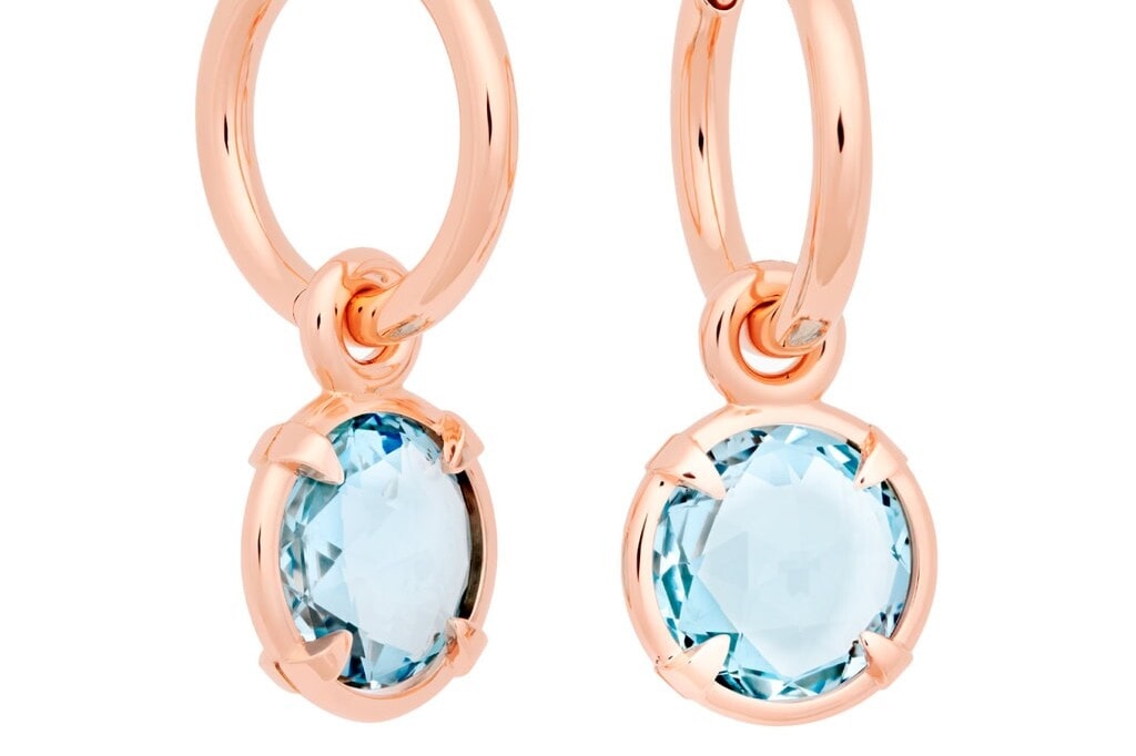 Schmuck: Bron Sprite Farbstein Einhänger Roségold aus 750 Roségold von Bron