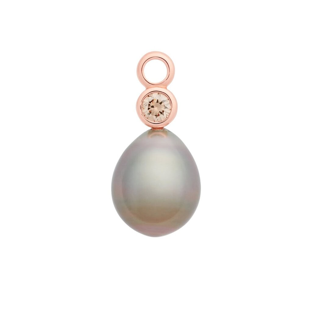 Schmuck: Bron Joy Diamant Perl Einhänger Roségold aus 750 Roségold von Bron