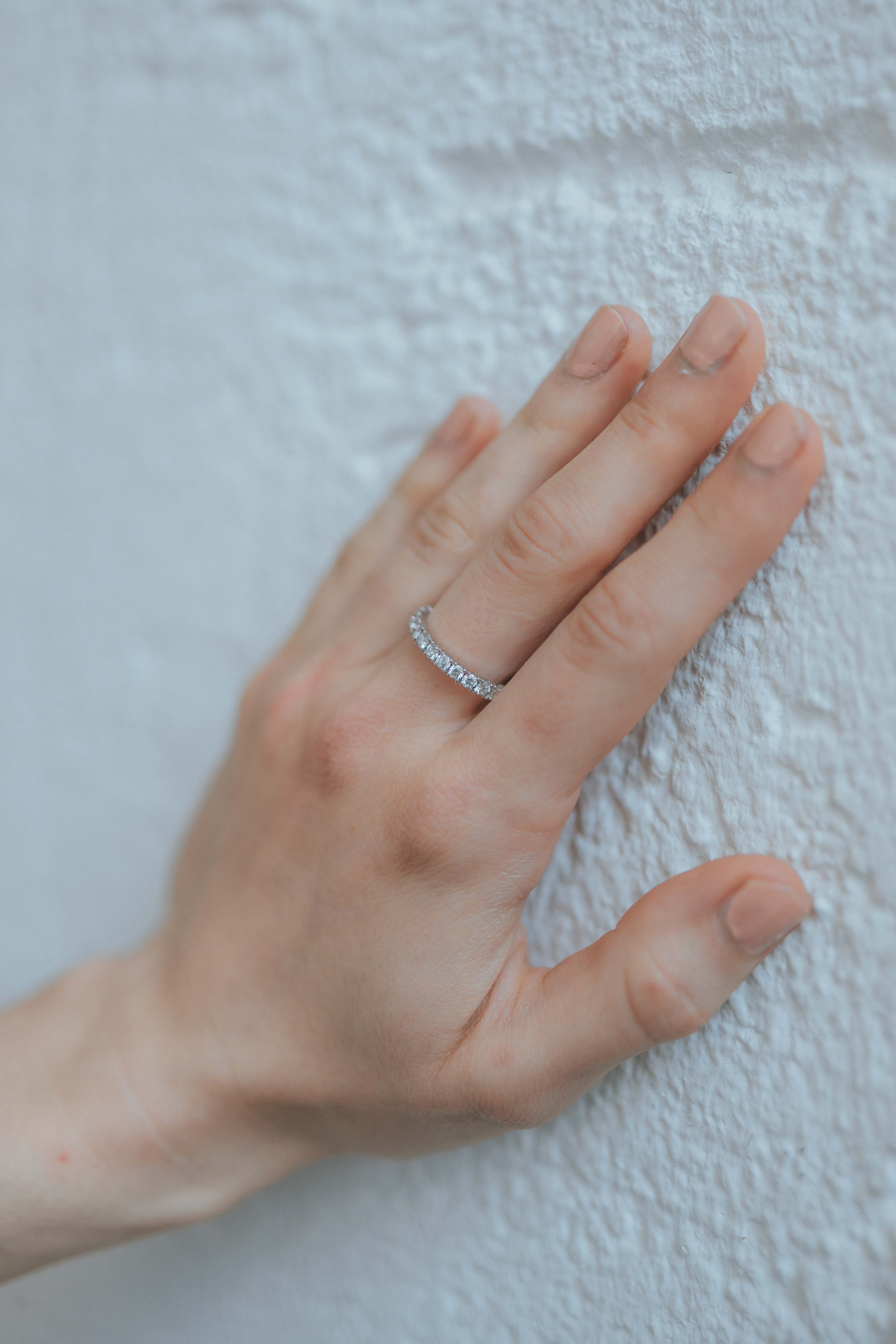 Schmuck: Memoire Ring Weißgold aus 750 Weißgold von Hans D. Krieger