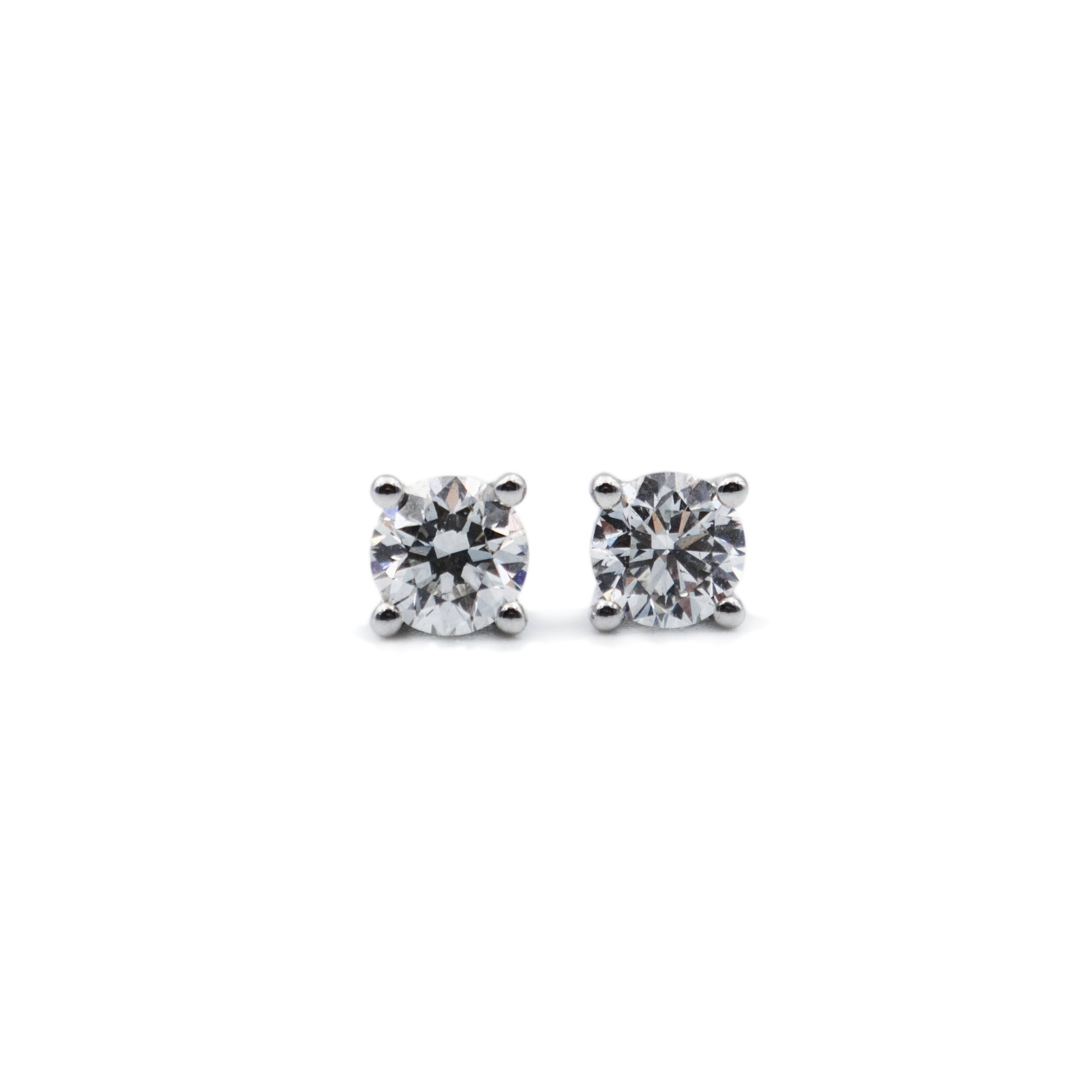 Schmuck: Soltaire Ohrstecker Platin aus 950 Platin von Hans D. Krieger